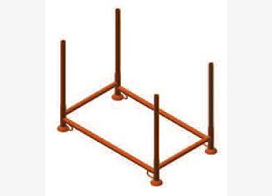 Palete metálica para prumos- Produto