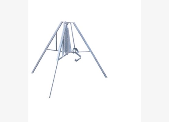 Tripé zincado para prumos- Produto