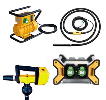 Vibrador de betão de alta frequência