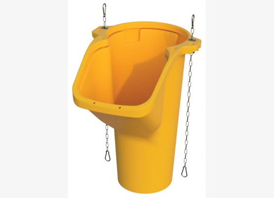 Boca de recepção entulho-plástico- Produto